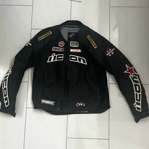 Icon Motorsports Women’s Merc Hero Leather Jacket, Size XL